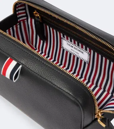 Thom Browne Leather toiletry bag | Thumbnail 4
