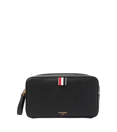 Thom Browne Leather toiletry bag | Thumbnail 1