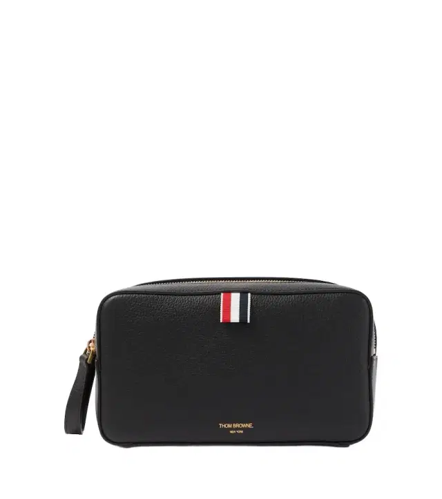 Thom Browne Leather toiletry bag