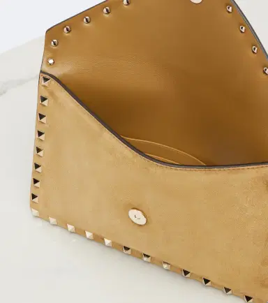 Valentino Garavani Rockstud Medium suede pouch | Thumbnail 2