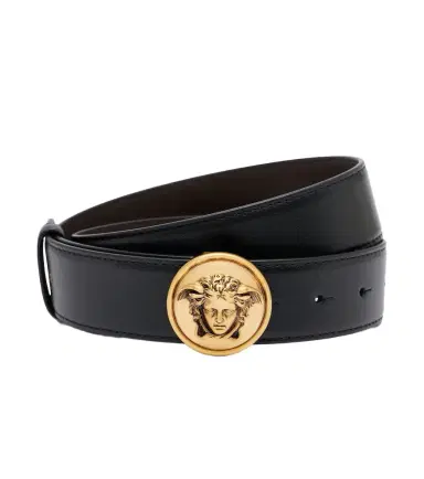 Versace Medusa leather belt | Thumbnail 1 Versace Medusa leather belt | Thumbnail 1