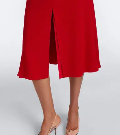 Valentino Silk georgette midi skirt | Thumbnail 4 Valentino Silk georgette midi skirt | Thumbnail 4