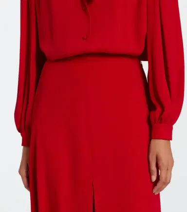 Valentino Silk georgette midi skirt | Thumbnail 6 Valentino Silk georgette midi skirt | Thumbnail 6