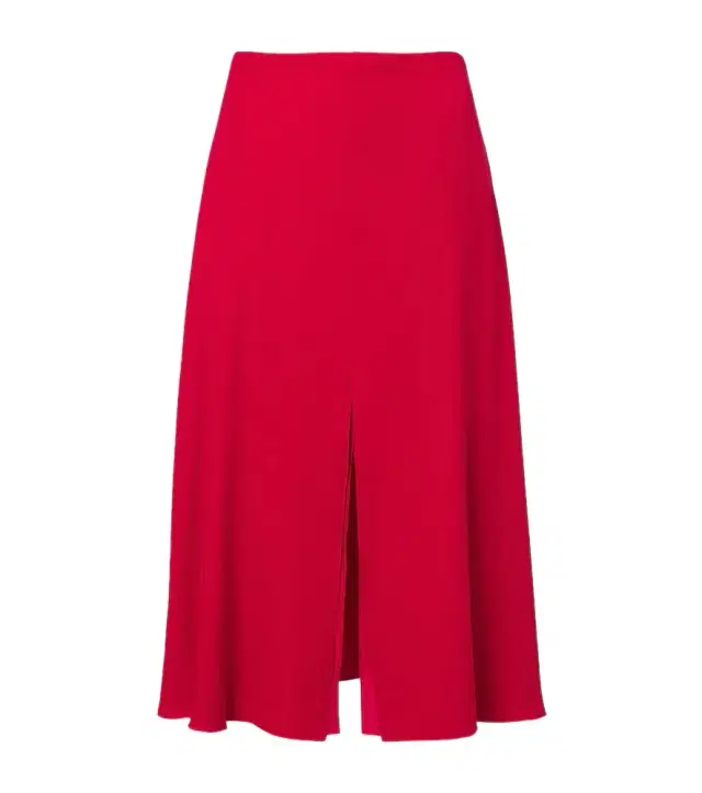 Valentino Silk georgette midi skirt