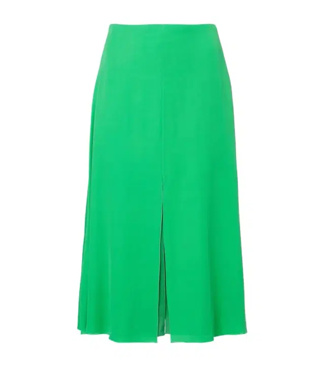 Valentino Silk georgette midi skirt