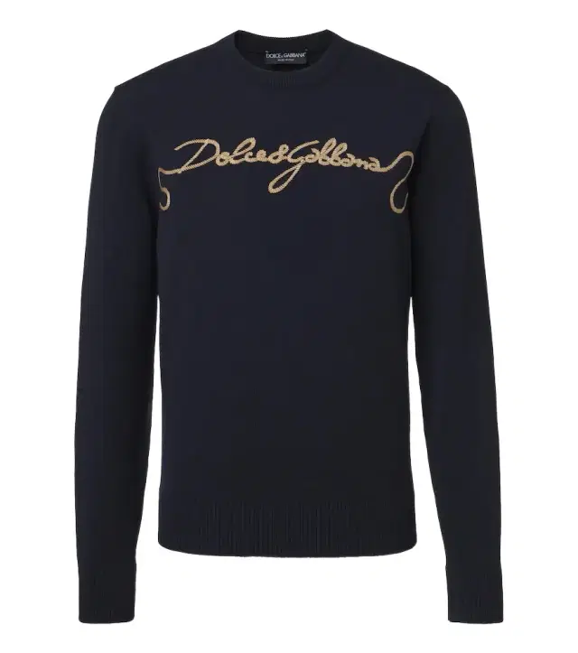Dolce & Gabbana Embroidered virgin wool sweater