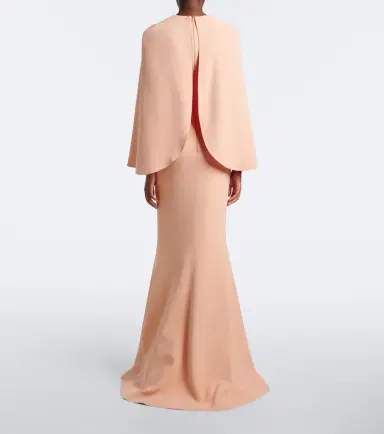 Elie Saab Embellished caped cady gown | Thumbnail 4 Elie Saab Embellished caped cady gown | Thumbnail 4