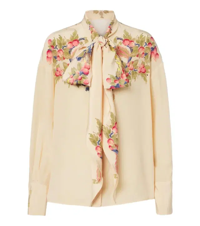 Etro Floral silk crêpe de chine blouse