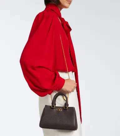 Valentino Garavani VLogo Mini leather top-handle bag | Thumbnail 5