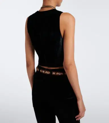 Etro Pegaso velvet vest | Thumbnail 2