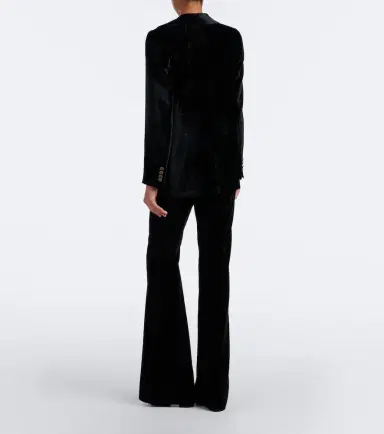 Etro Cotton velvet flared pants | Thumbnail 4 Etro Cotton velvet flared pants | Thumbnail 4