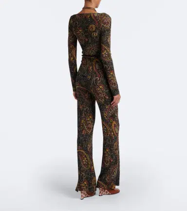 Etro Paisley jacquard flared pants | Thumbnail 4 Etro Paisley jacquard flared pants | Thumbnail 4