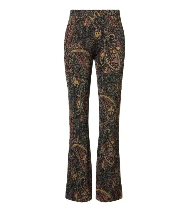 Etro Paisley jacquard flared pants
