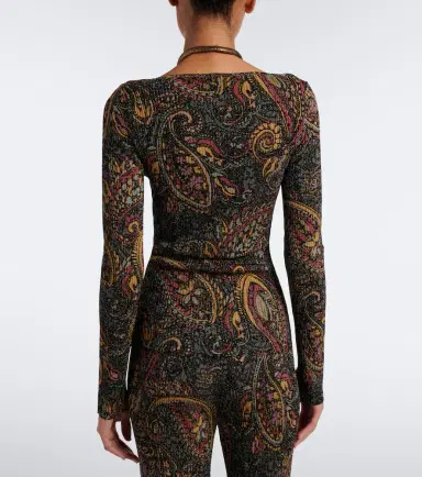 Etro Paisley ribbed-knit top | Thumbnail 5 Etro Paisley ribbed-knit top | Thumbnail 5