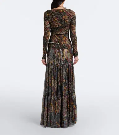 Etro Paisley silk-blend tiered maxi skirt | Thumbnail 2 Etro Paisley silk-blend tiered maxi skirt | Thumbnail 2