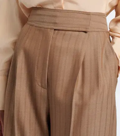 Etro Striped wool wide-leg pants | Thumbnail 2