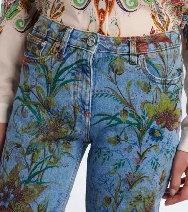Etro Floral flared jeans | Thumbnail 3