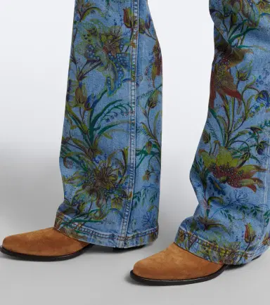 Etro Floral flared jeans | Thumbnail 4