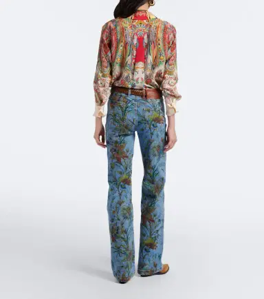 Etro Floral flared jeans | Thumbnail 5