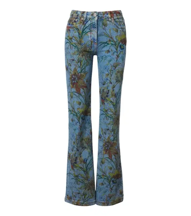 Etro Floral flared jeans