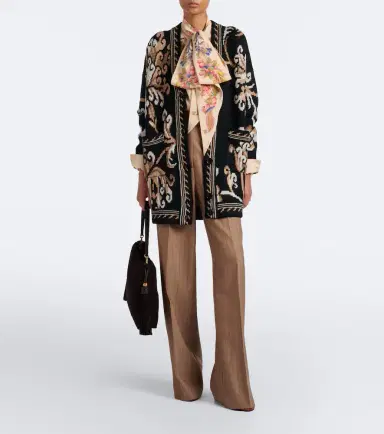 Etro Kalispera Medium suede shoulder bag | Thumbnail 5