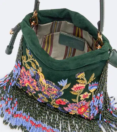 Etro Kalispera Small beaded suede shoulder bag | Thumbnail 2