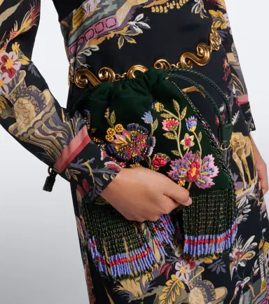 Etro Kalispera Small beaded suede shoulder bag | Thumbnail 4