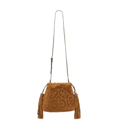 Etro Kalispera Small embroidered suede clutch | Thumbnail 1