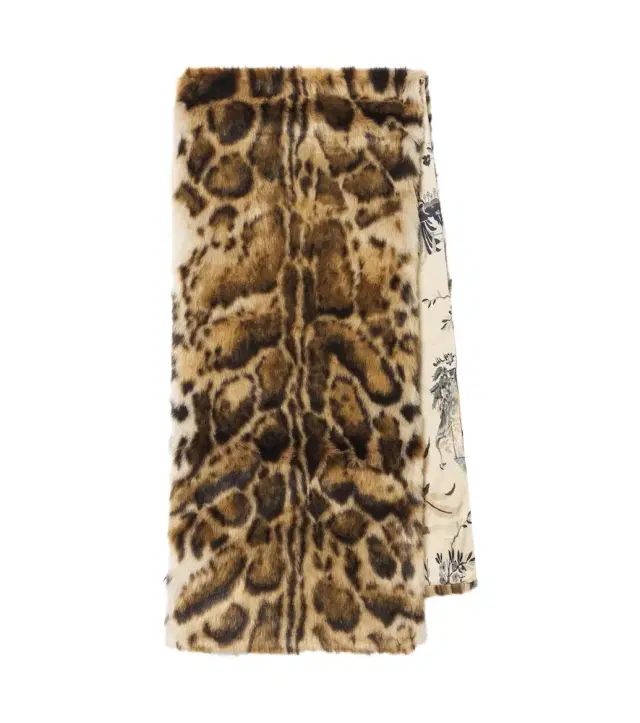 Etro Leopard-print scarf