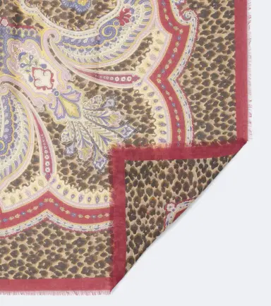 Etro Printed modal and cashmere scarf | Thumbnail 3 Etro Printed modal and cashmere scarf | Thumbnail 3
