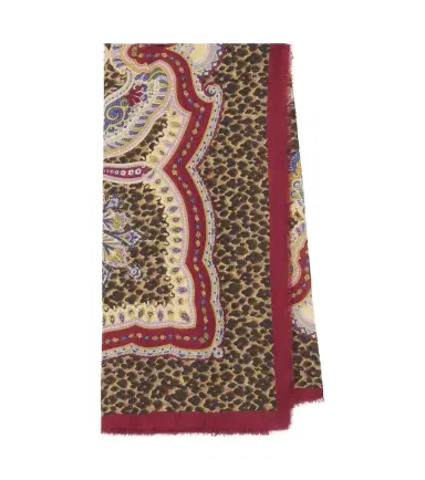 Etro Printed modal and cashmere scarf | Thumbnail 1 Etro Printed modal and cashmere scarf | Thumbnail 1