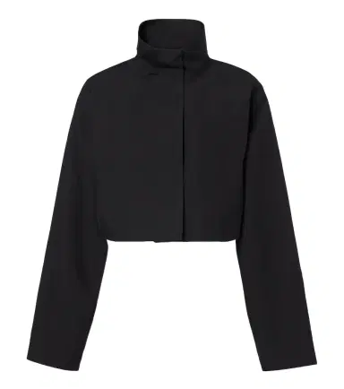 Alaïa Alaïa Cropped cotton and silk jacket | Thumbnail 1 Alaïa Alaïa Cropped cotton and silk jacket | Thumbnail 1
