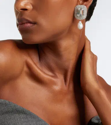 Magda Butrym Embellished drop earrings | Thumbnail 5