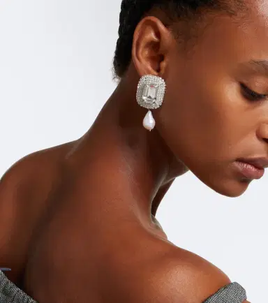 Magda Butrym Embellished drop earrings | Thumbnail 6