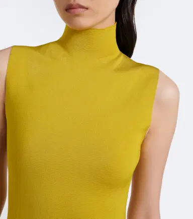 Alaïa Alaïa Pleated knitted maxi dress | Thumbnail 3