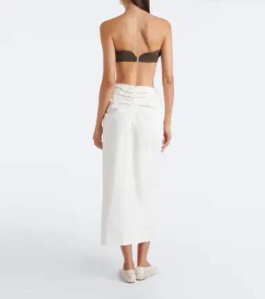 Magda Butrym Draped cotton maxi skirt | Thumbnail 4 Magda Butrym Draped cotton maxi skirt | Thumbnail 4