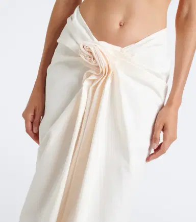 Magda Butrym Draped cotton maxi skirt | Thumbnail 6 Magda Butrym Draped cotton maxi skirt | Thumbnail 6