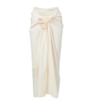 Magda Butrym Draped cotton maxi skirt | Thumbnail 1 Magda Butrym Draped cotton maxi skirt | Thumbnail 1