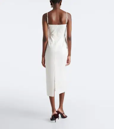 Magda Butrym Floral-appliqué cotton midi dress | Thumbnail 5