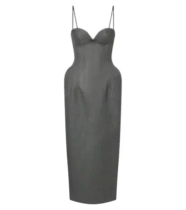 Magda Butrym Wool corset cocktail dress | Thumbnail 1 Magda Butrym Wool corset cocktail dress | Thumbnail 1