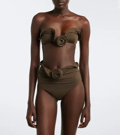 Magda Butrym Floral-appliqué bikini top | Thumbnail 2