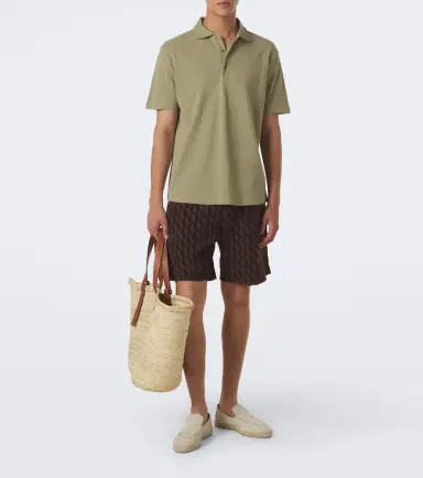 Frescobol Carioca Cotton piqué polo shirt | Thumbnail 2