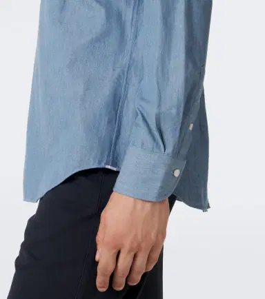 Slowear Cotton chambray shirt | Thumbnail 2