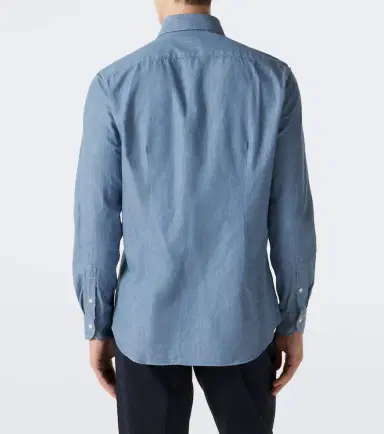 Slowear Cotton chambray shirt | Thumbnail 5