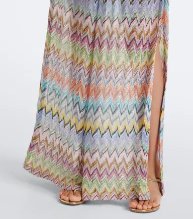 Missoni Zigzag open-back lamé jumpsuit | Thumbnail 3 Missoni Zigzag open-back lamé jumpsuit | Thumbnail 3