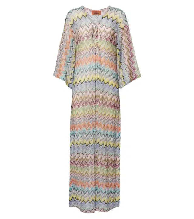 Missoni Zigzag lamé kaftan