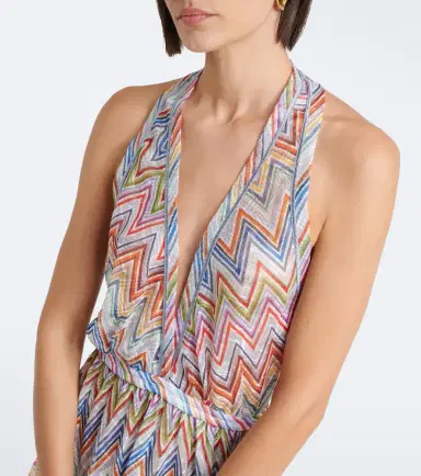 Missoni Zigzag halterneck minidress | Thumbnail 3