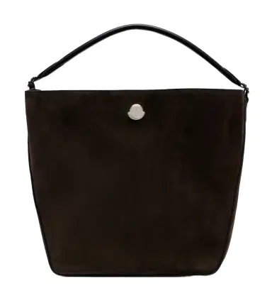 Moncler Carlo suede shoulder bag | Thumbnail 1 Moncler Carlo suede shoulder bag | Thumbnail 1
