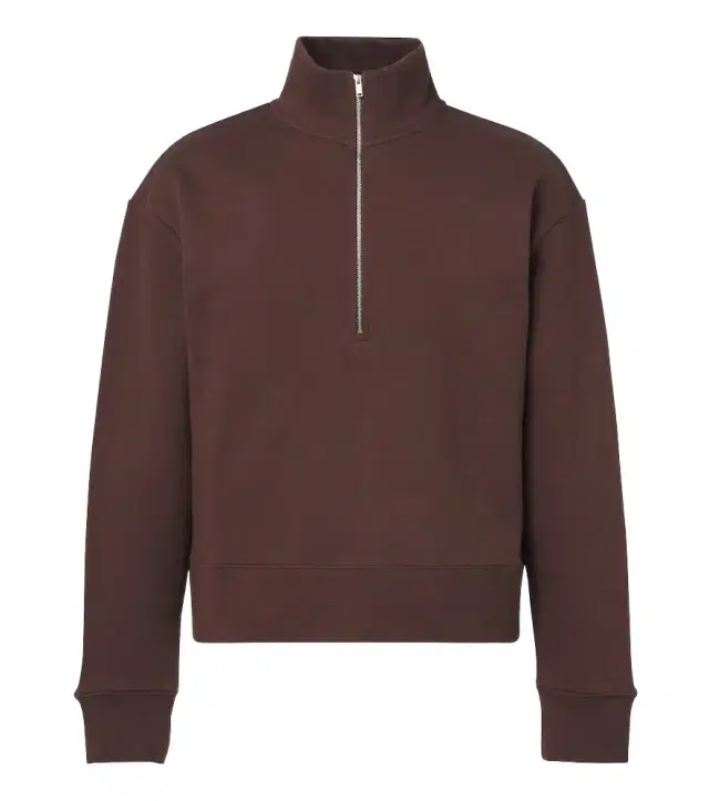 Studio Nicholson Cotton jersey half-zip sweatshirt