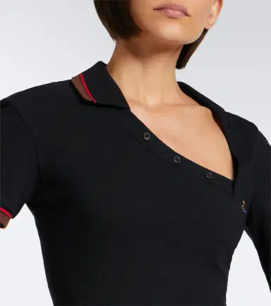 Vivienne Westwood Glory asymmetric cotton piqué polo dress | Thumbnail 5